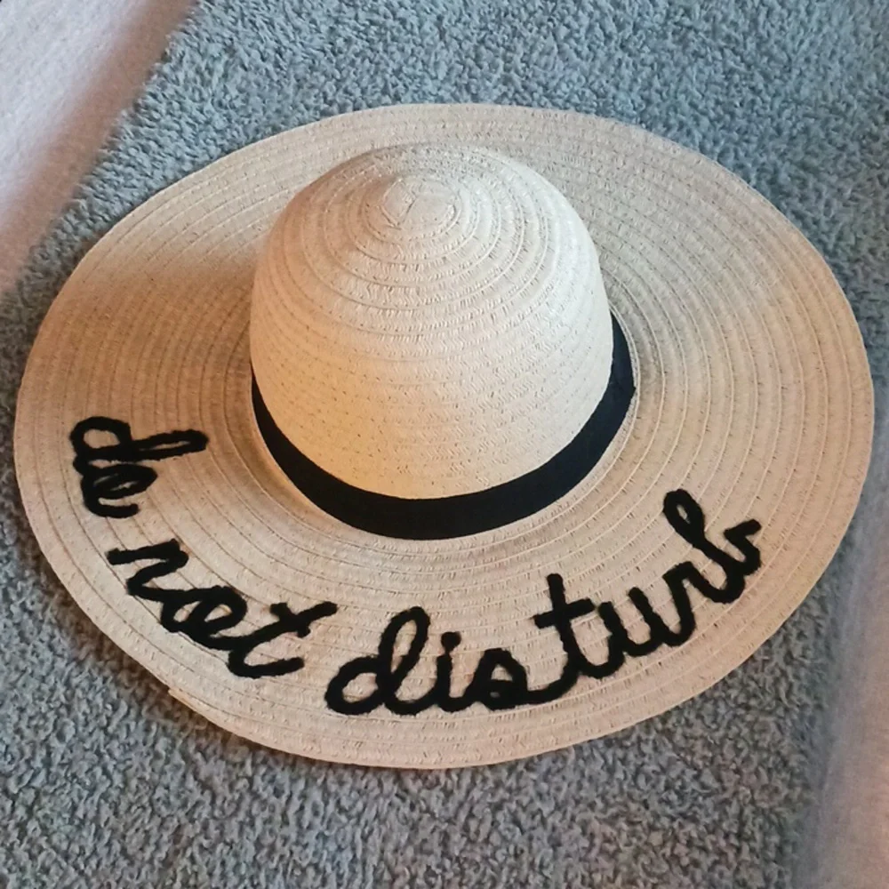 UNBRANDED "Do not Disturb" Floppy Sun Hat - Picture 1 of 3